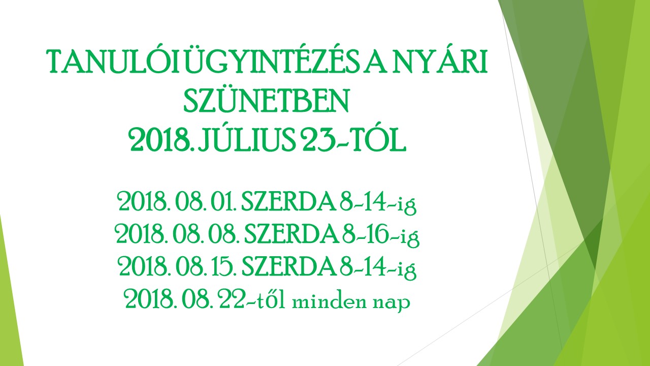 tanulmányi ügyintézés